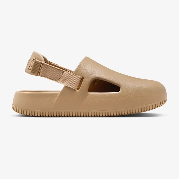 Nike Calm Mules in Hemp (Light Brown) - Picture 4 of 9